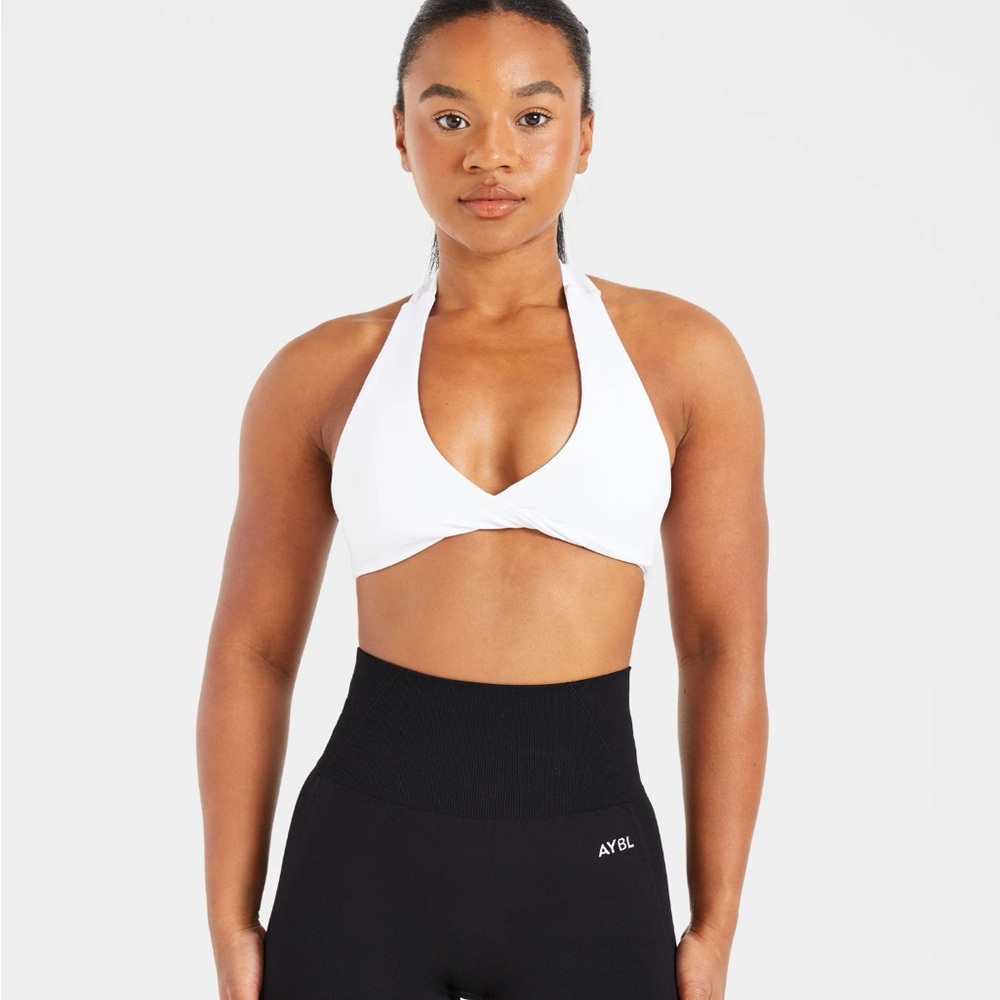 NWT AYBL Essential Halter Neck Sports Bra